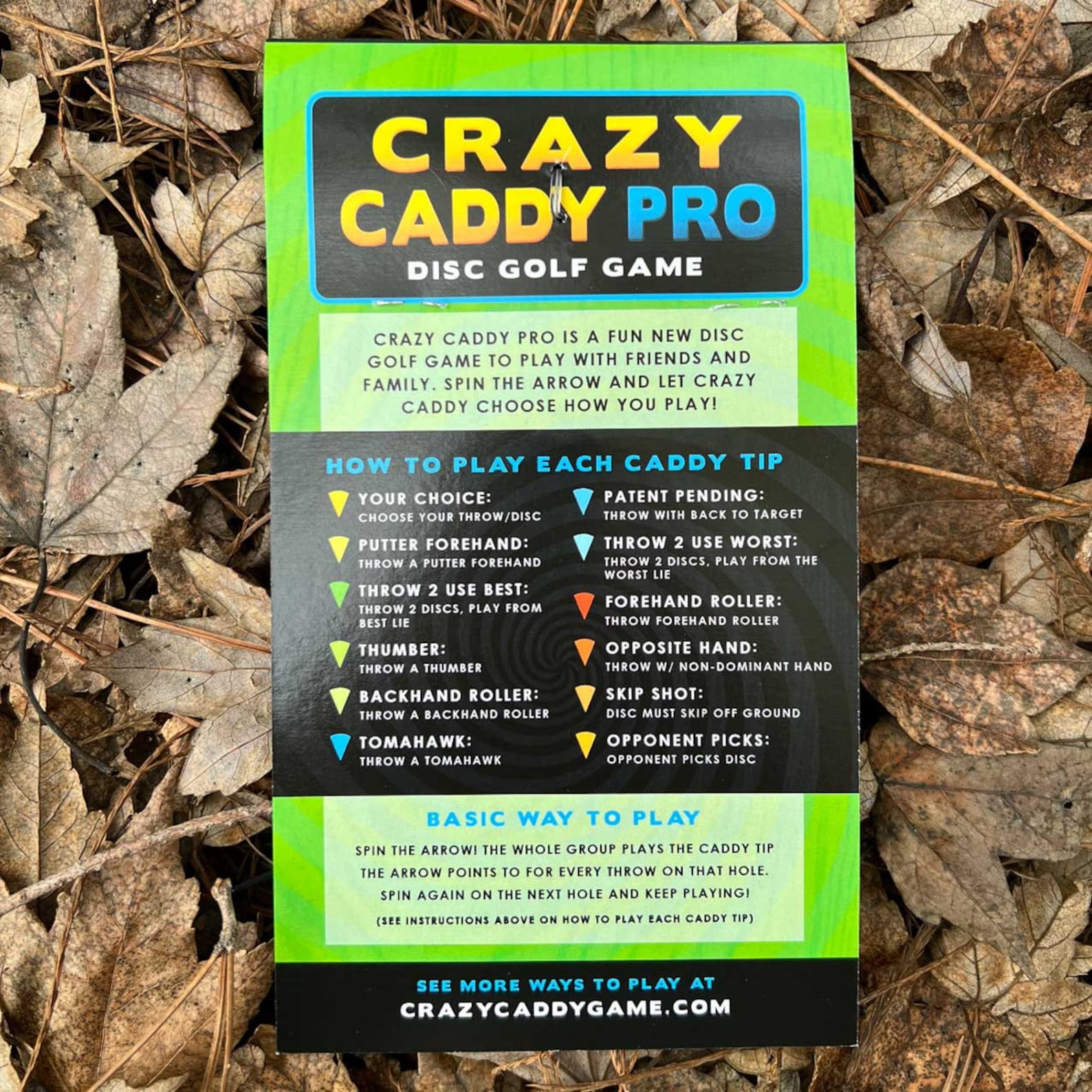 Crazy Caddy PRO Disc Golf Game