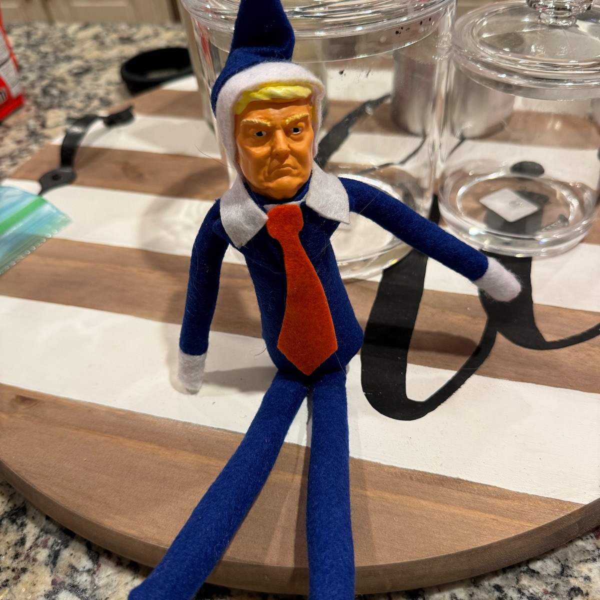 2024 Christmas Elf on the Tree Stump