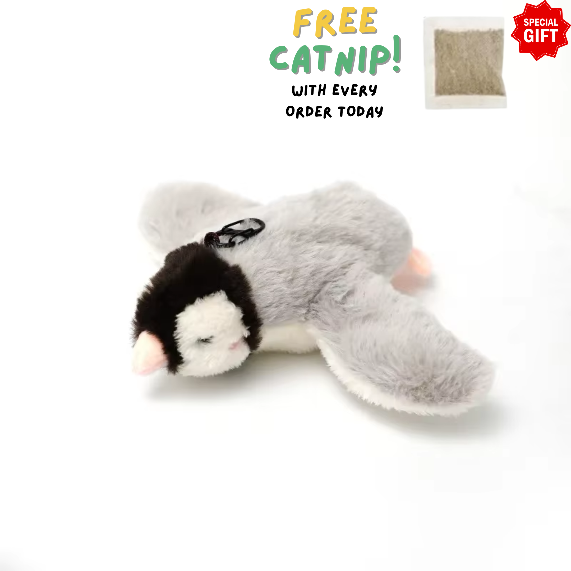 🐾Interactive Chirping Bird Cat Toy✈️