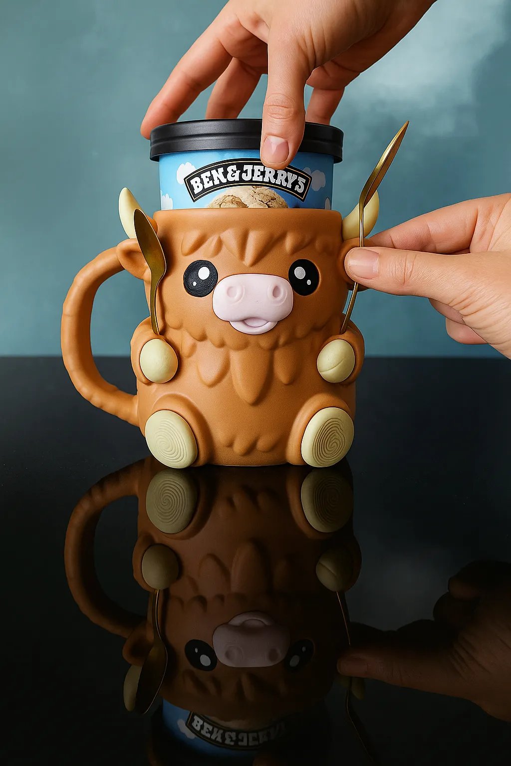 Ice Cream Pint Holder W/ Snack Drawer