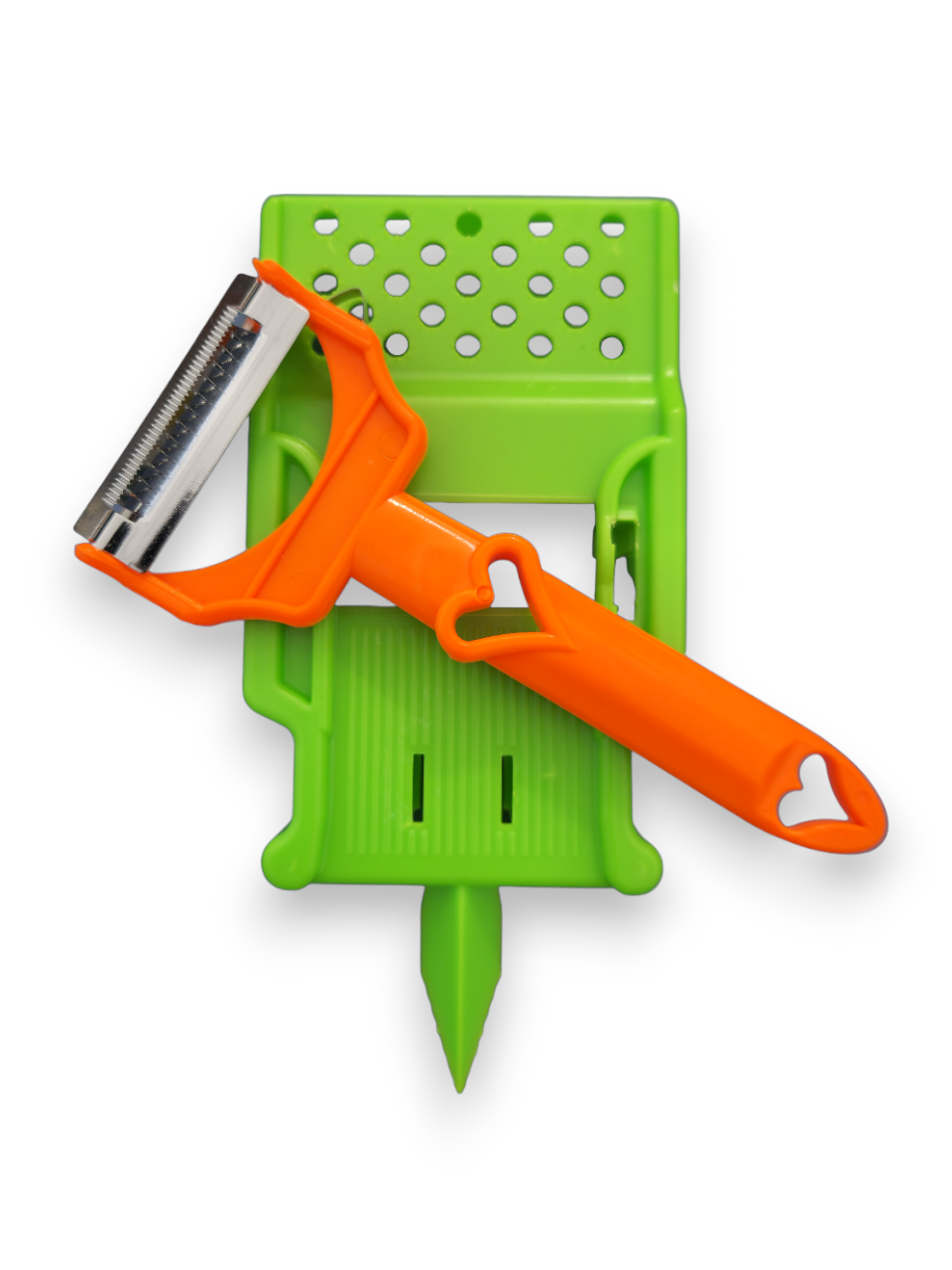Multifunctional Double Blade Peeler + Lemon Juicer + Potato Spiral