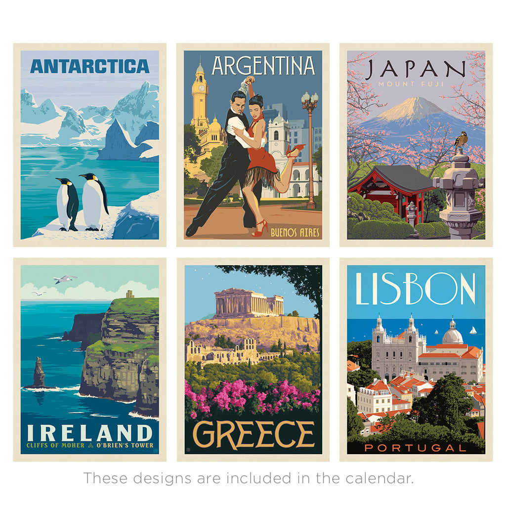 📅2025 Wall Calendar: World Travel (Best Seller!)