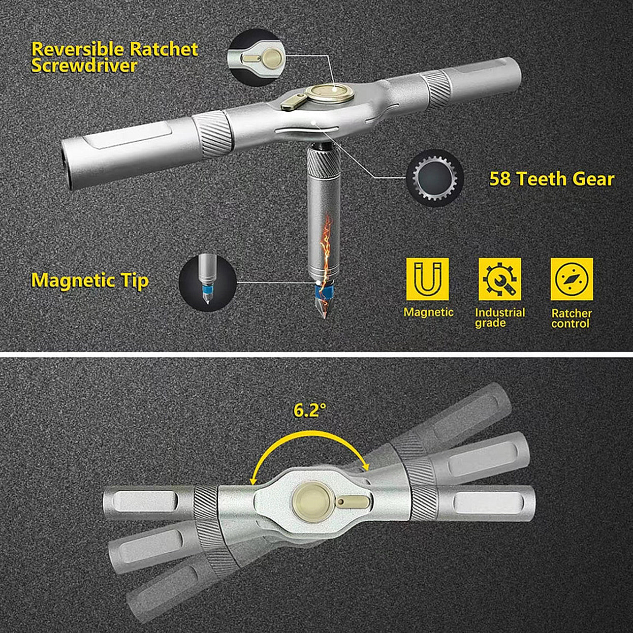 24 in 1 Multi-purpose Ratchet Wrench Screwdriver