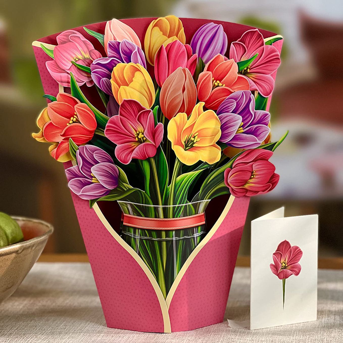 Pop Up Flower Bouquet Greeting Cardâ¨Holiday Giftâ¨