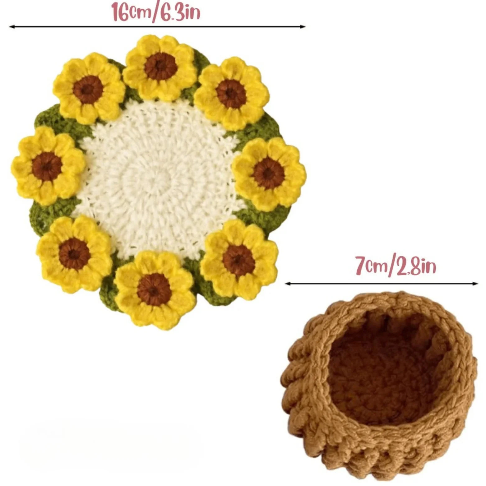 Handmade Crochet Coaster