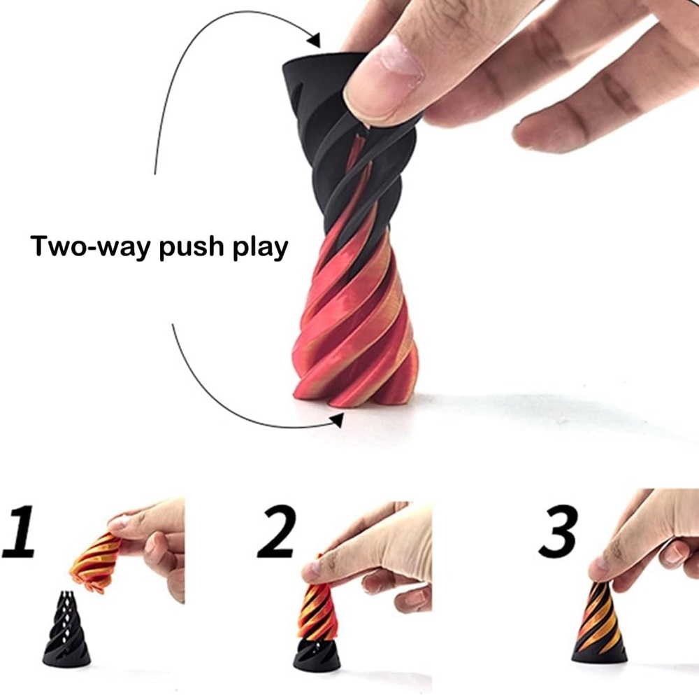 3D Spiral Fidget Toy