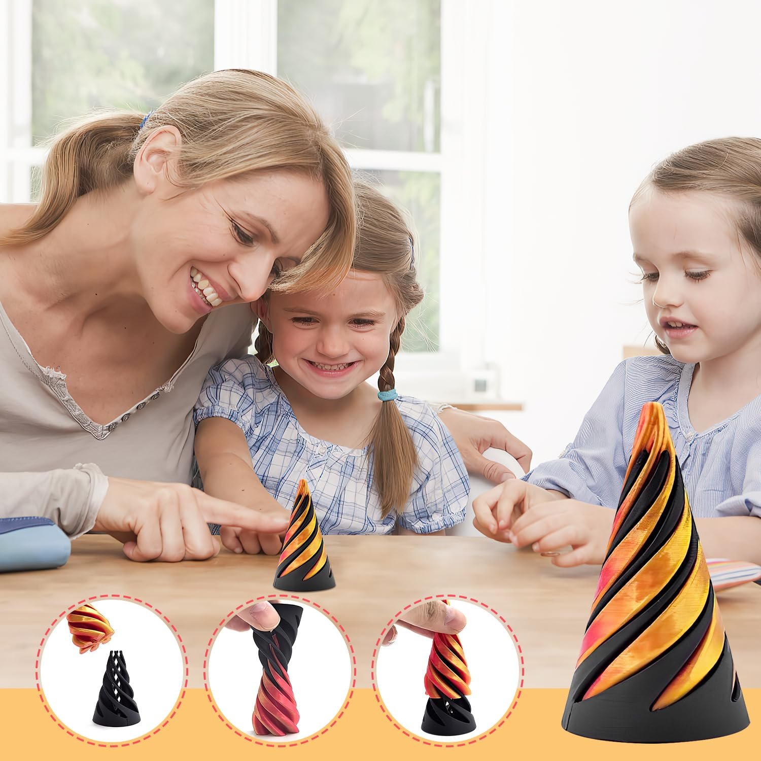 3D Spiral Fidget Toy