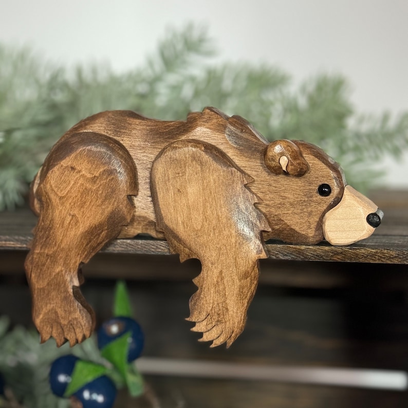 Carved Wooden Rocking Animals Decoration