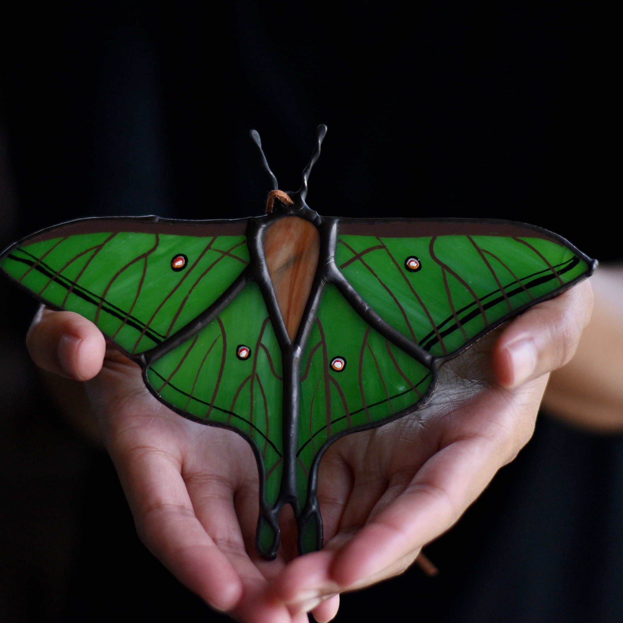 Stained Glass Butterfly Ornament