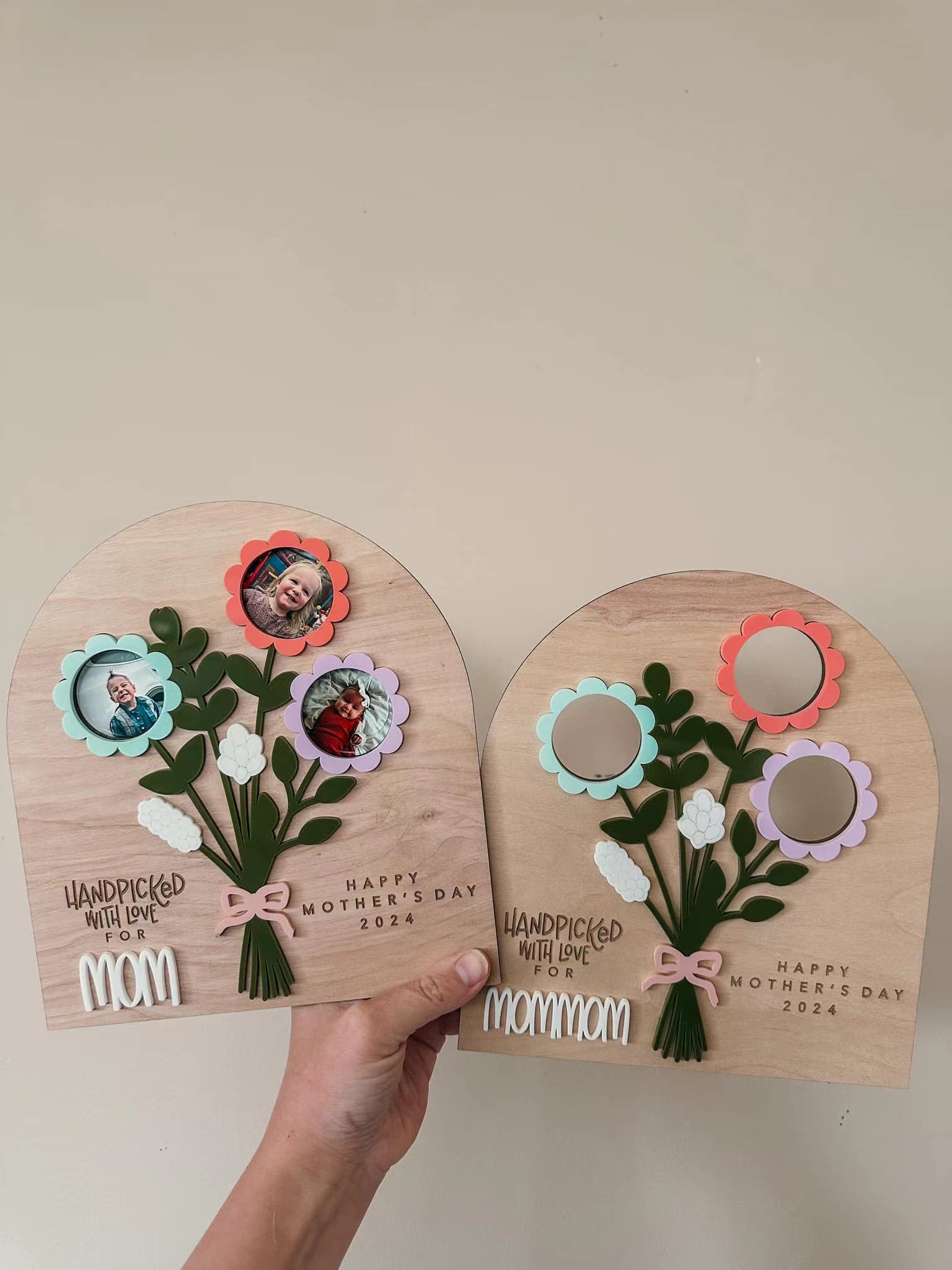 Mother’s Day Gift-Flower Bouquet Photo Sign