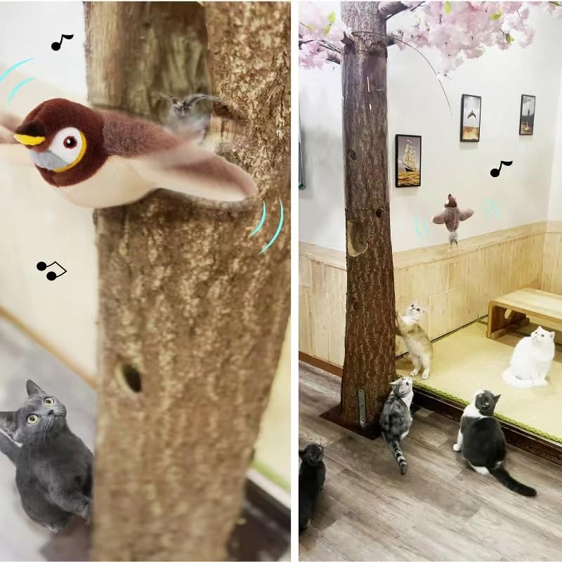Cute Sparrow Interactive Cat Toy