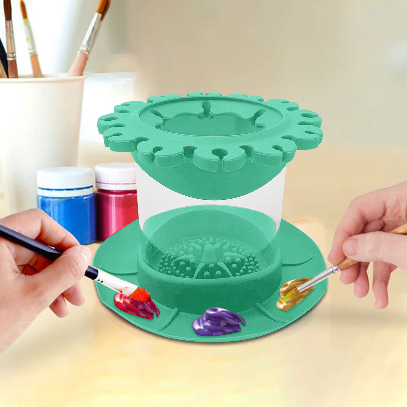 Paintbrush Cleaning Rinse Cup