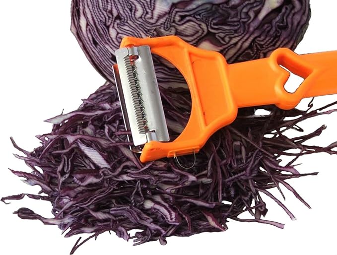Multifunctional Double Blade Peeler + Lemon Juicer + Potato Spiral