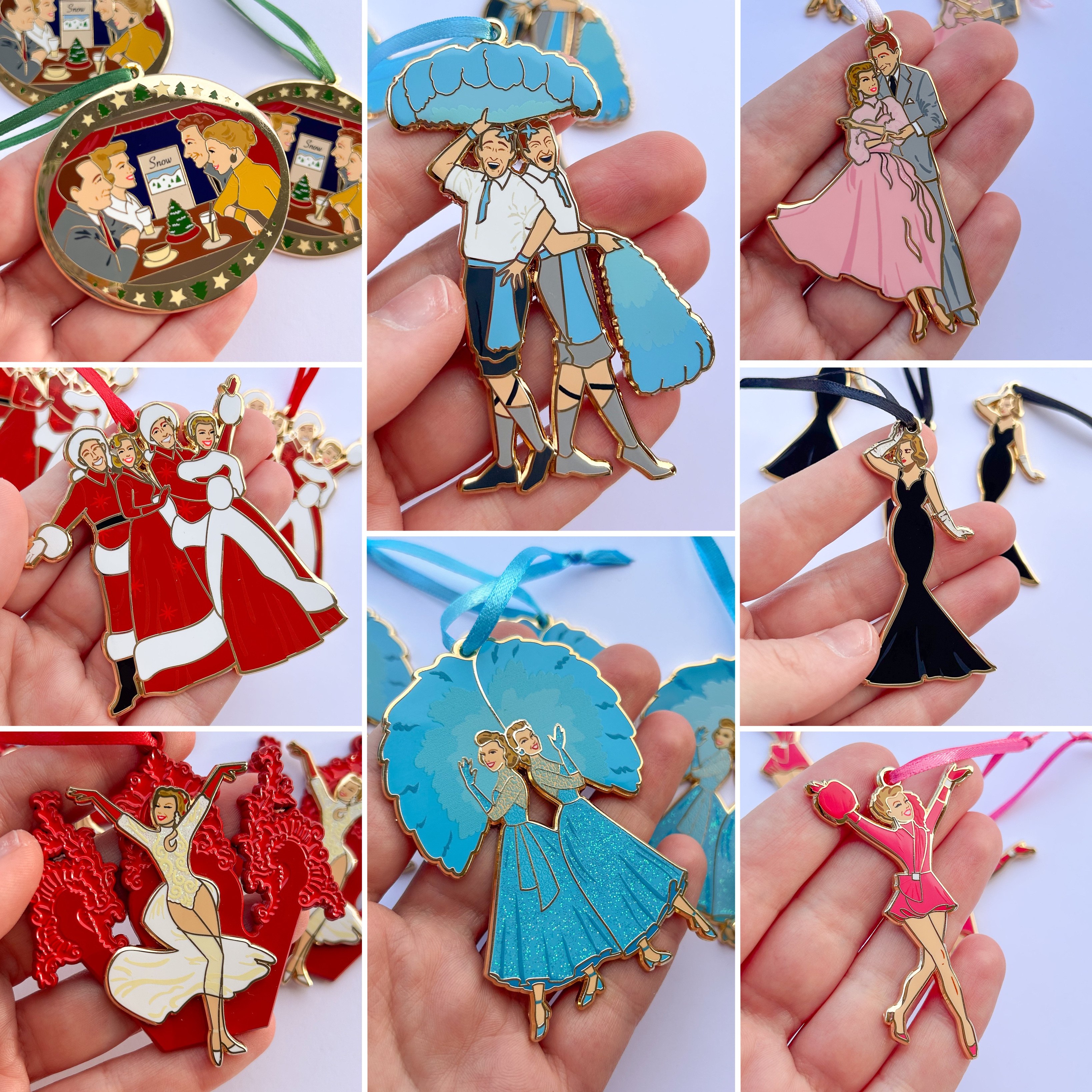 White Christmas Ornaments