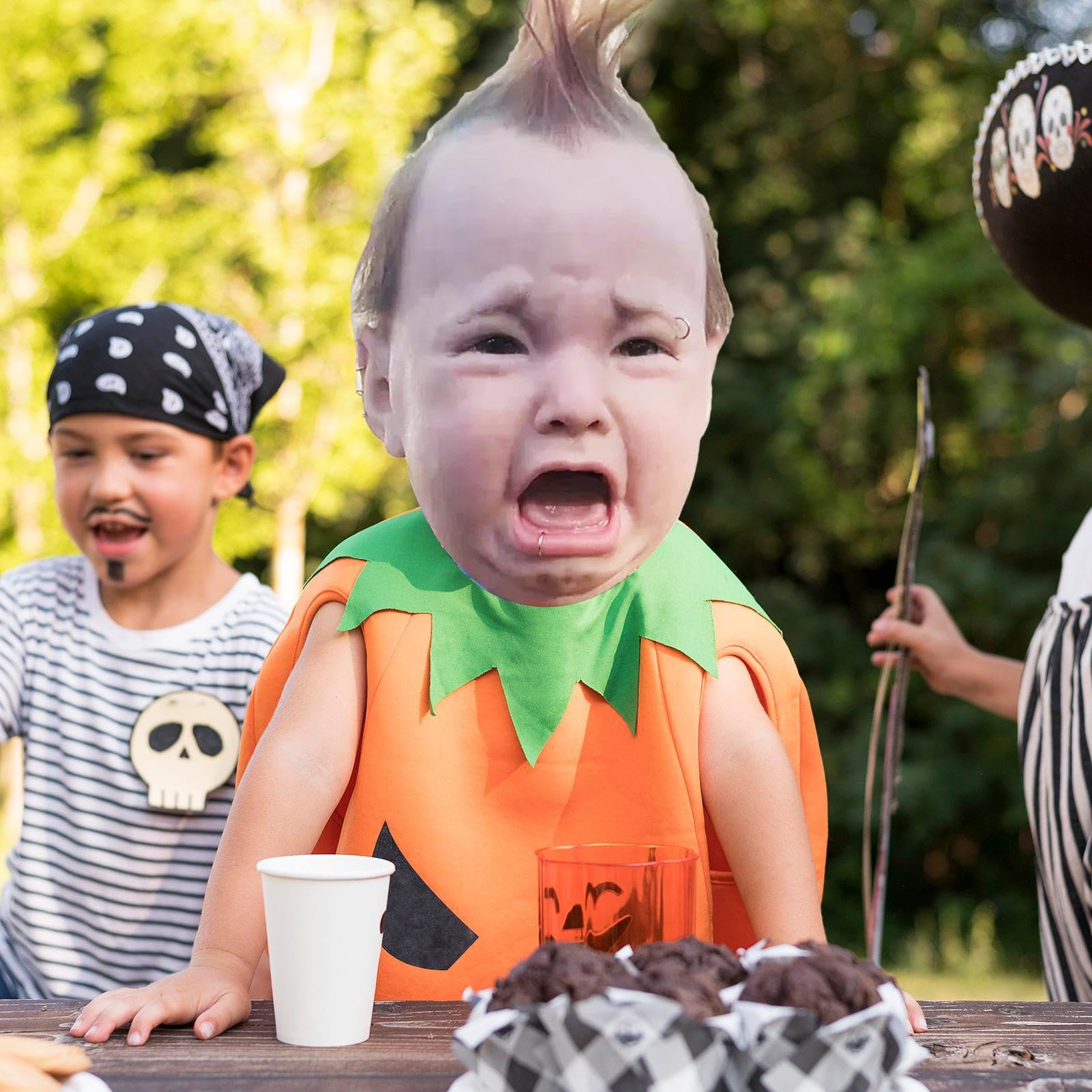 Crying Punk Baby Mask