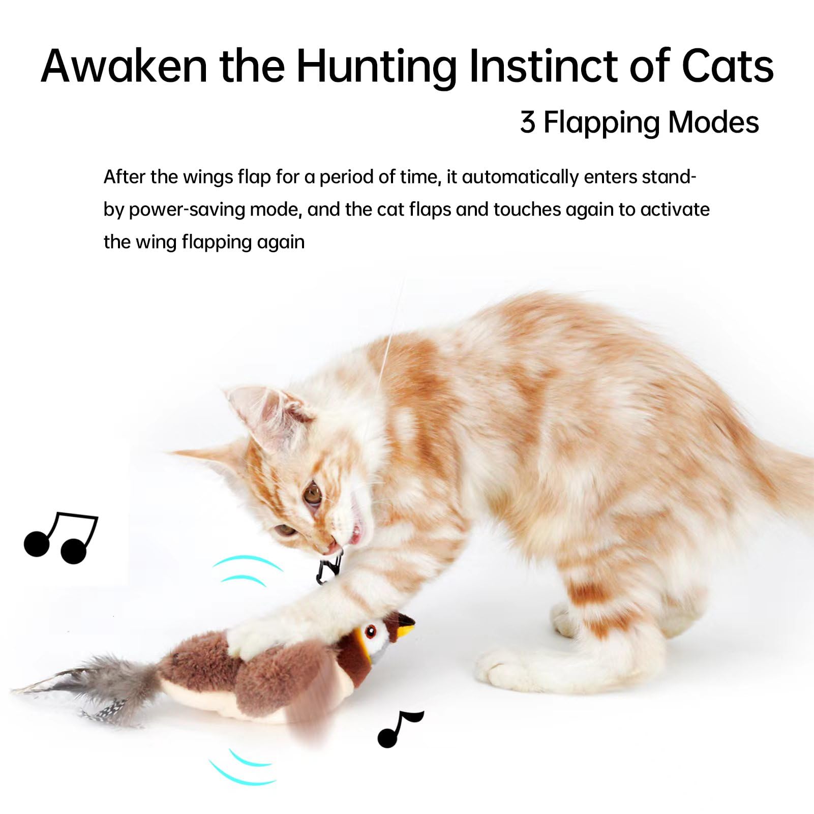 Cute Sparrow Interactive Cat Toy