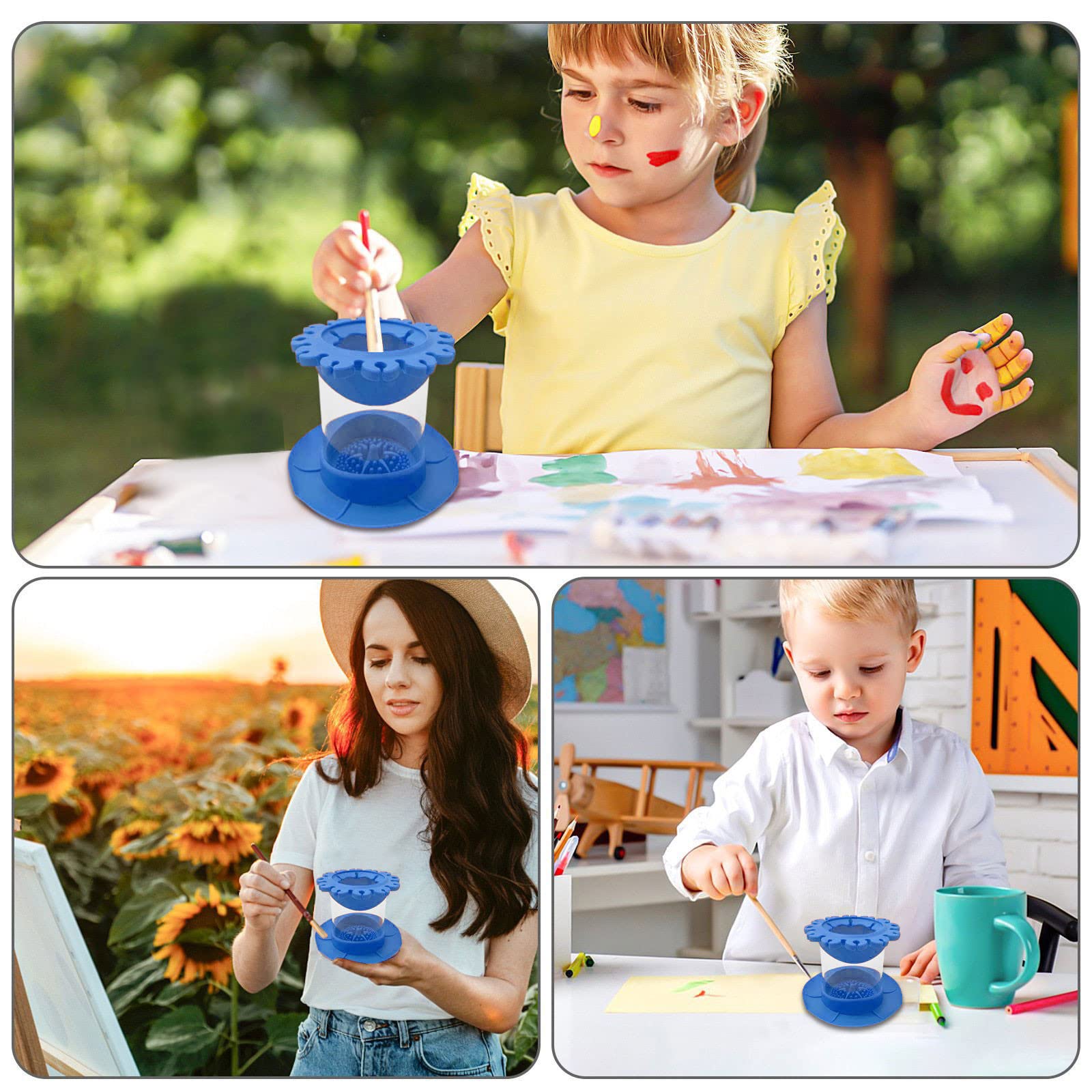 Paintbrush Cleaning Rinse Cup