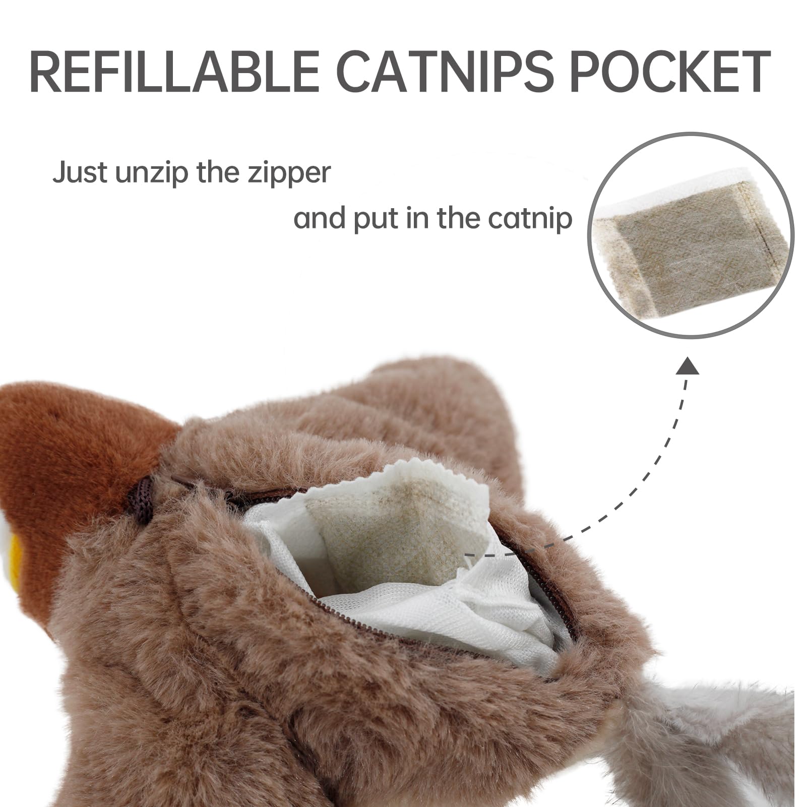 Cute Sparrow Interactive Cat Toy