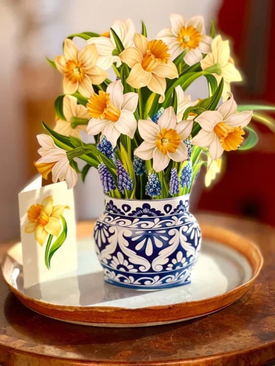 Pop Up Flower Bouquet Greeting Cardâ¨Holiday Giftâ¨