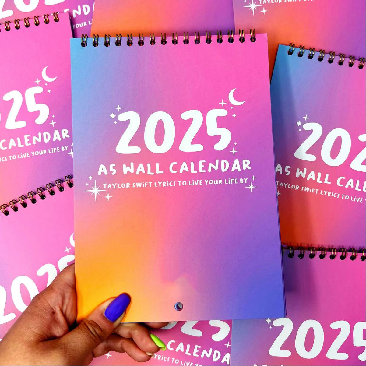 2025 A5 Taylor Swift Lyrics Wall Calendar 