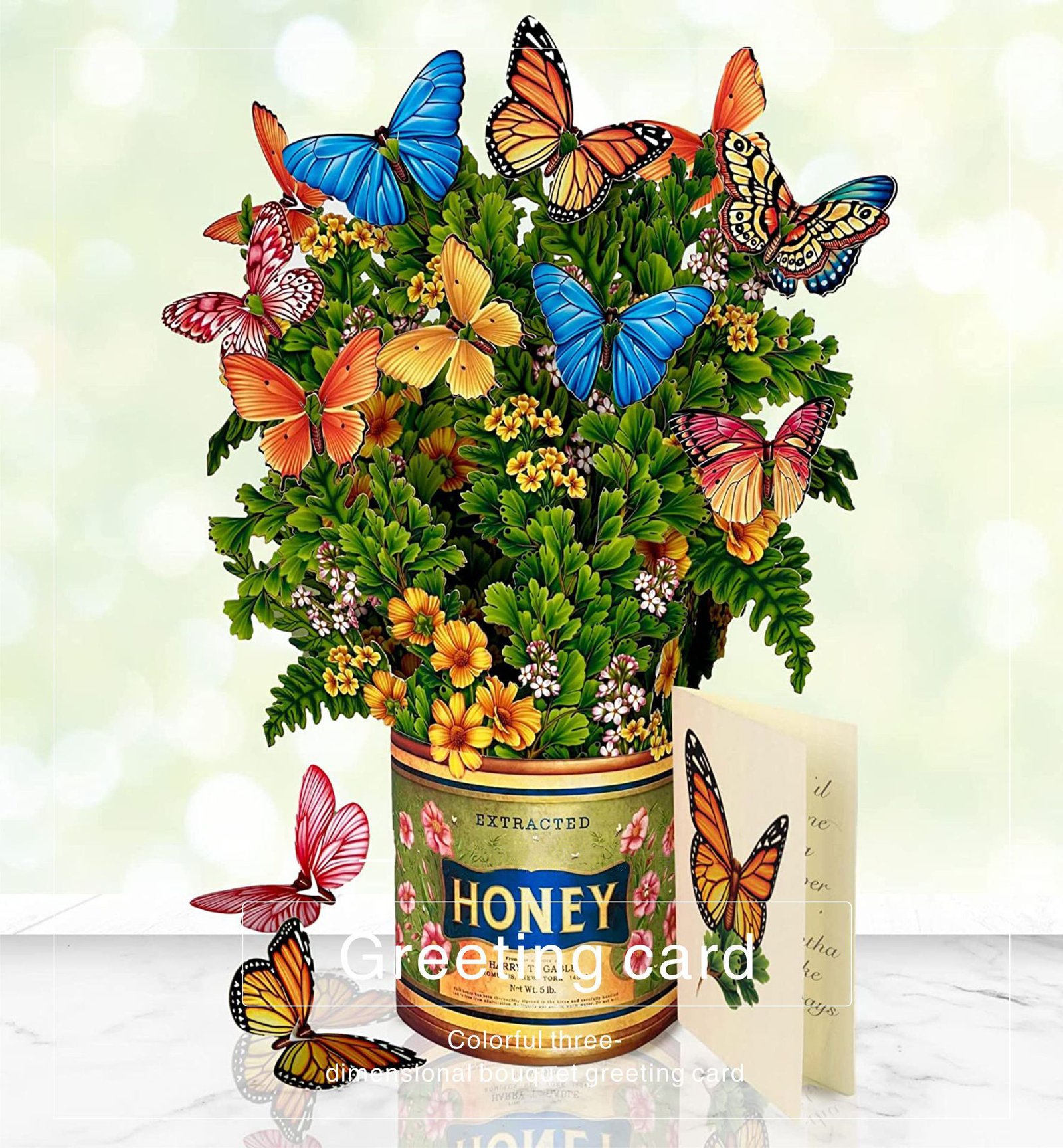 Pop Up Flower Bouquet Greeting Cardâ¨Holiday Giftâ¨