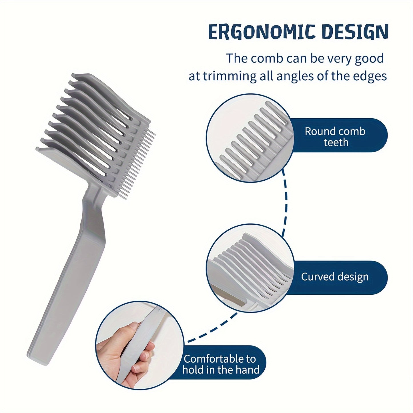  Barber Fade Combs-Short Hair Blending Tools