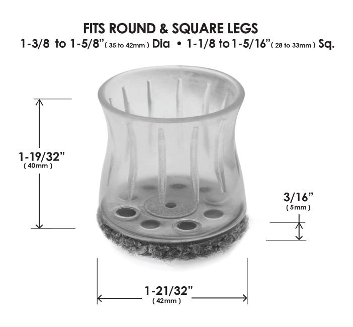 Clear Sleeve Berber Glides