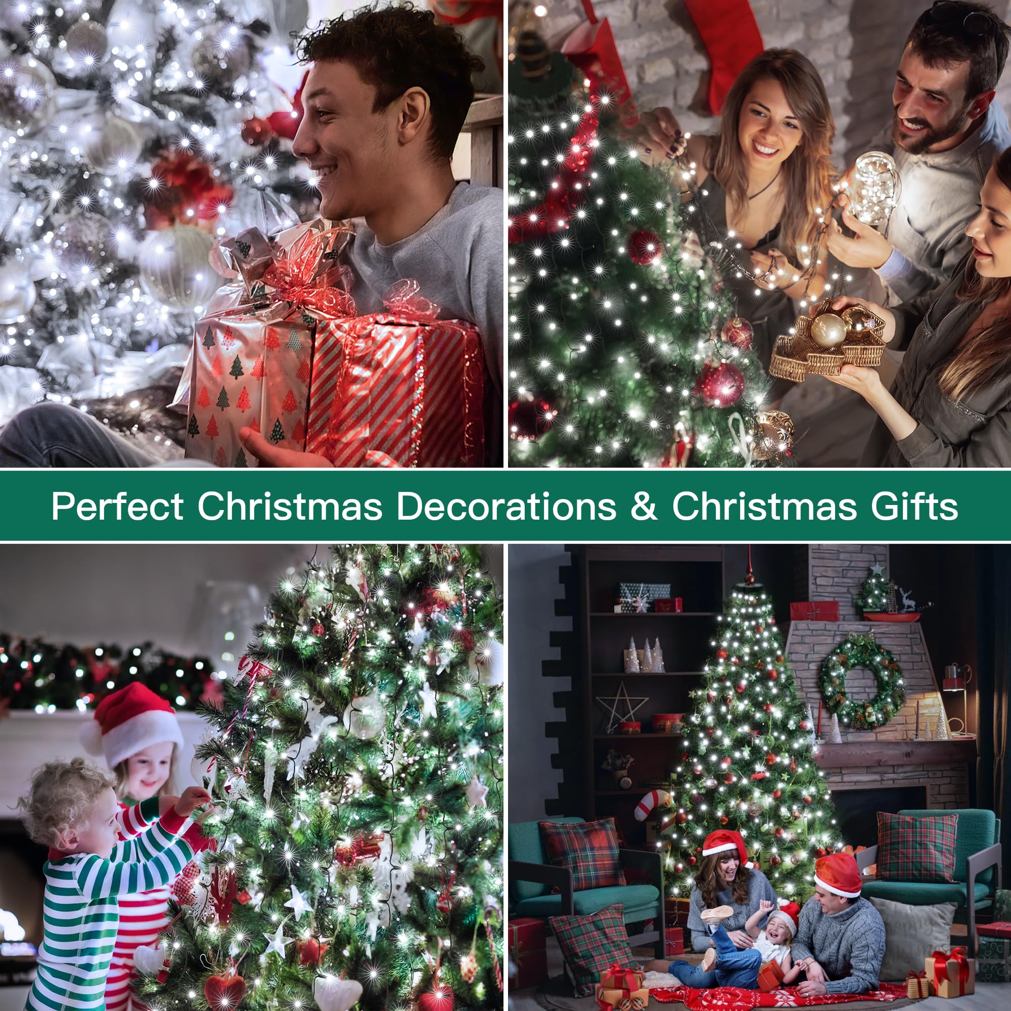 Christmas Tree Waterfall Tree Top Light