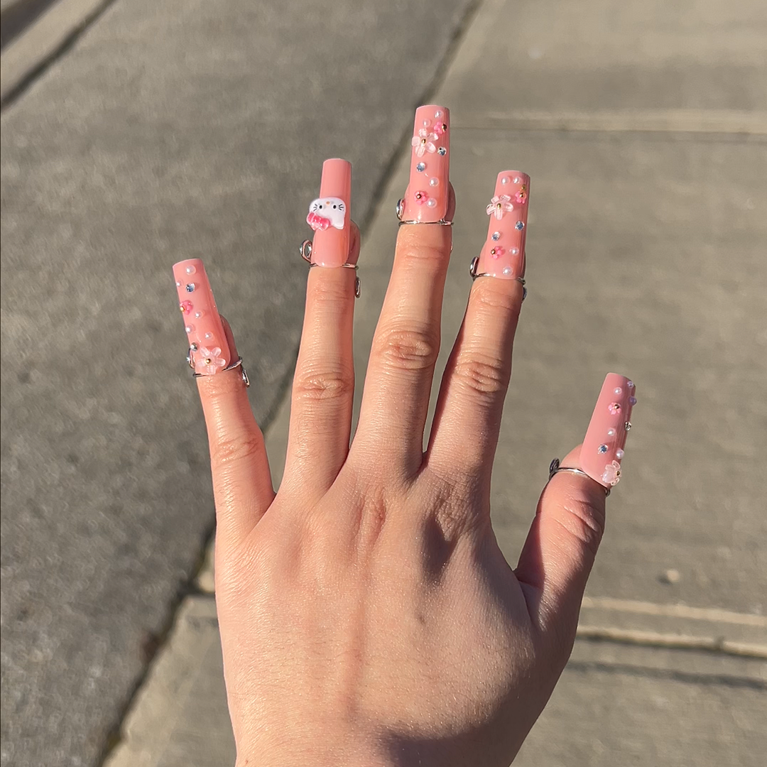 Removable Finger Nail Rings