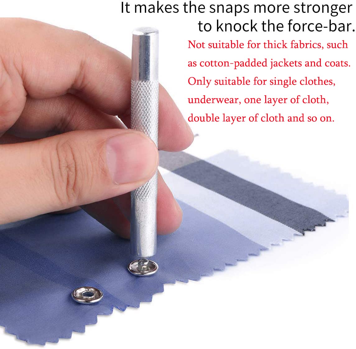 DIY 200-set metal snap fastener set