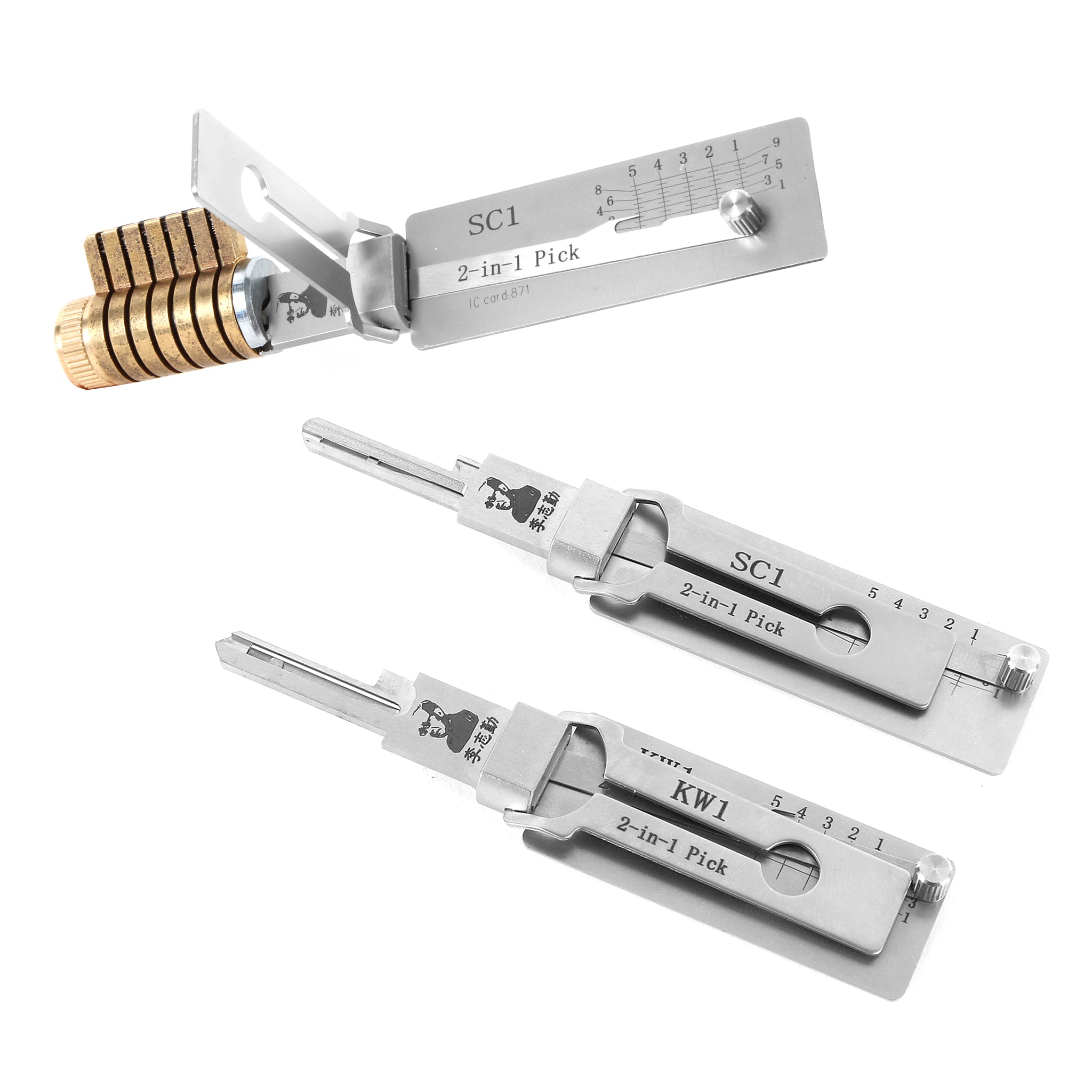 Lishi 2-in-1 Lock Pick Tool