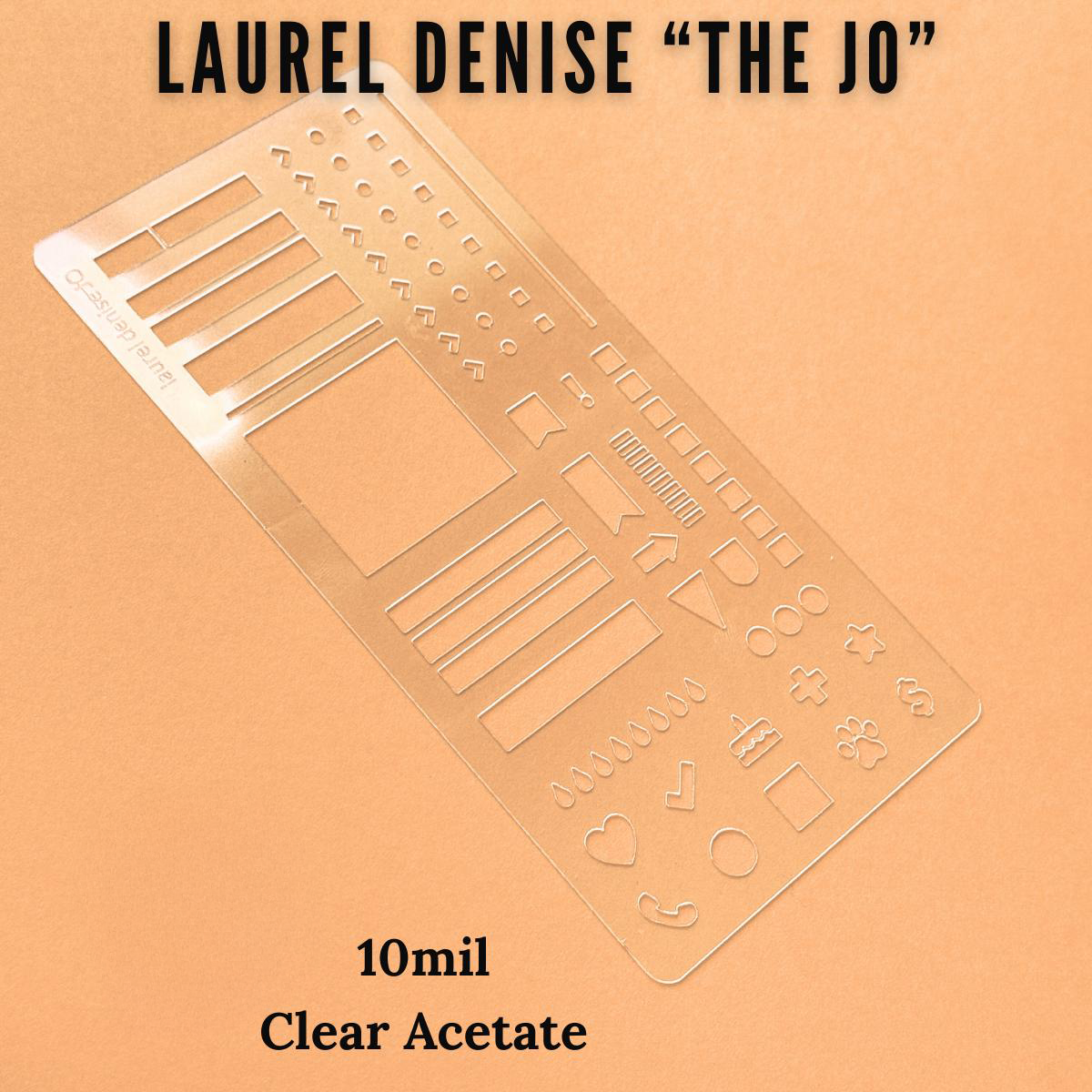 Planner Stencil for Laurel Denise "The Jo" Pop-up Planner