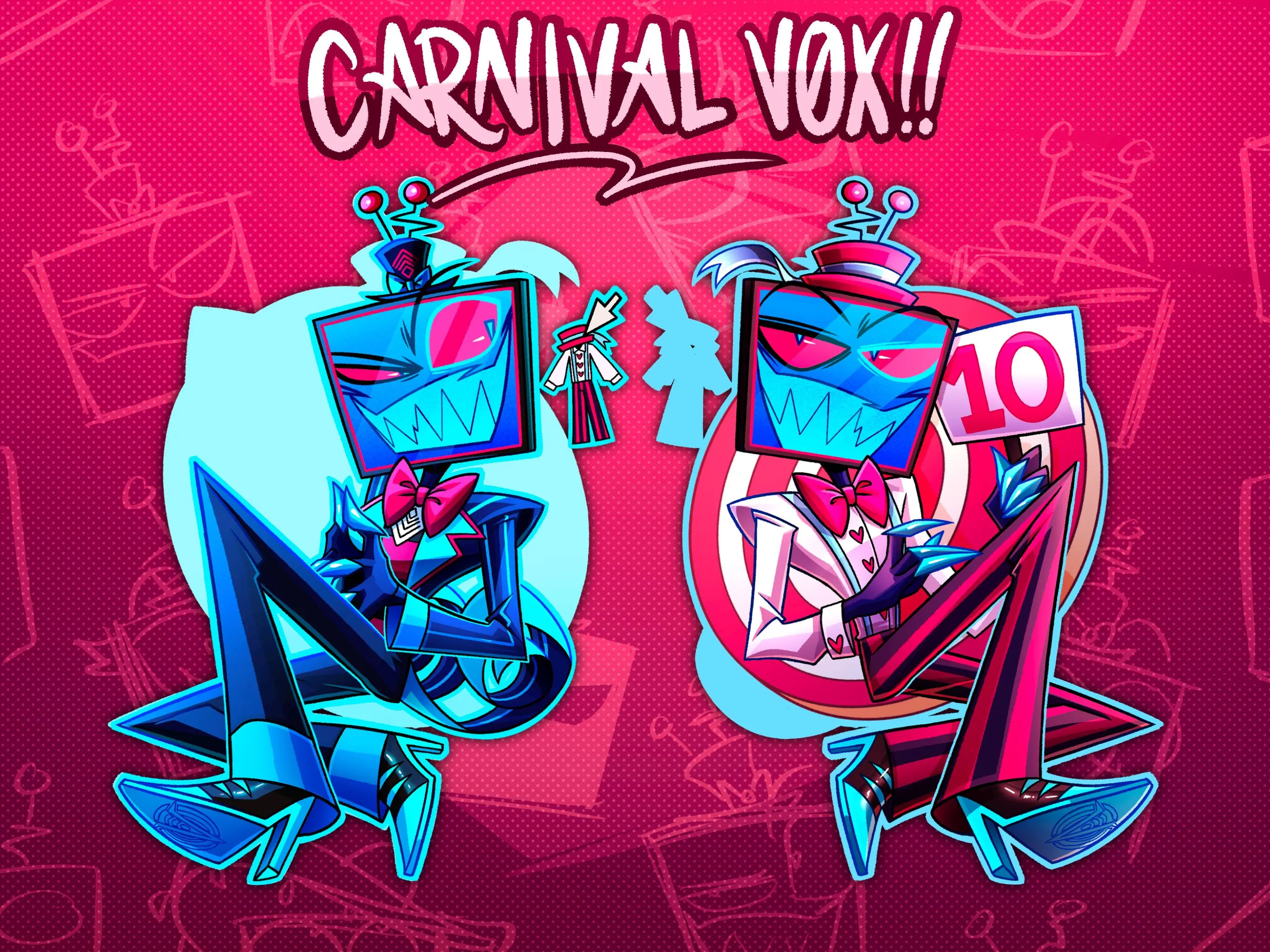 Hazbin Hotel Dress Up Vox SEASON 2 Charms