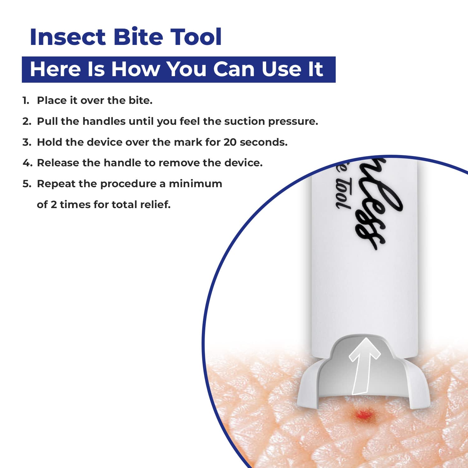 Bug Bite Suction Tool