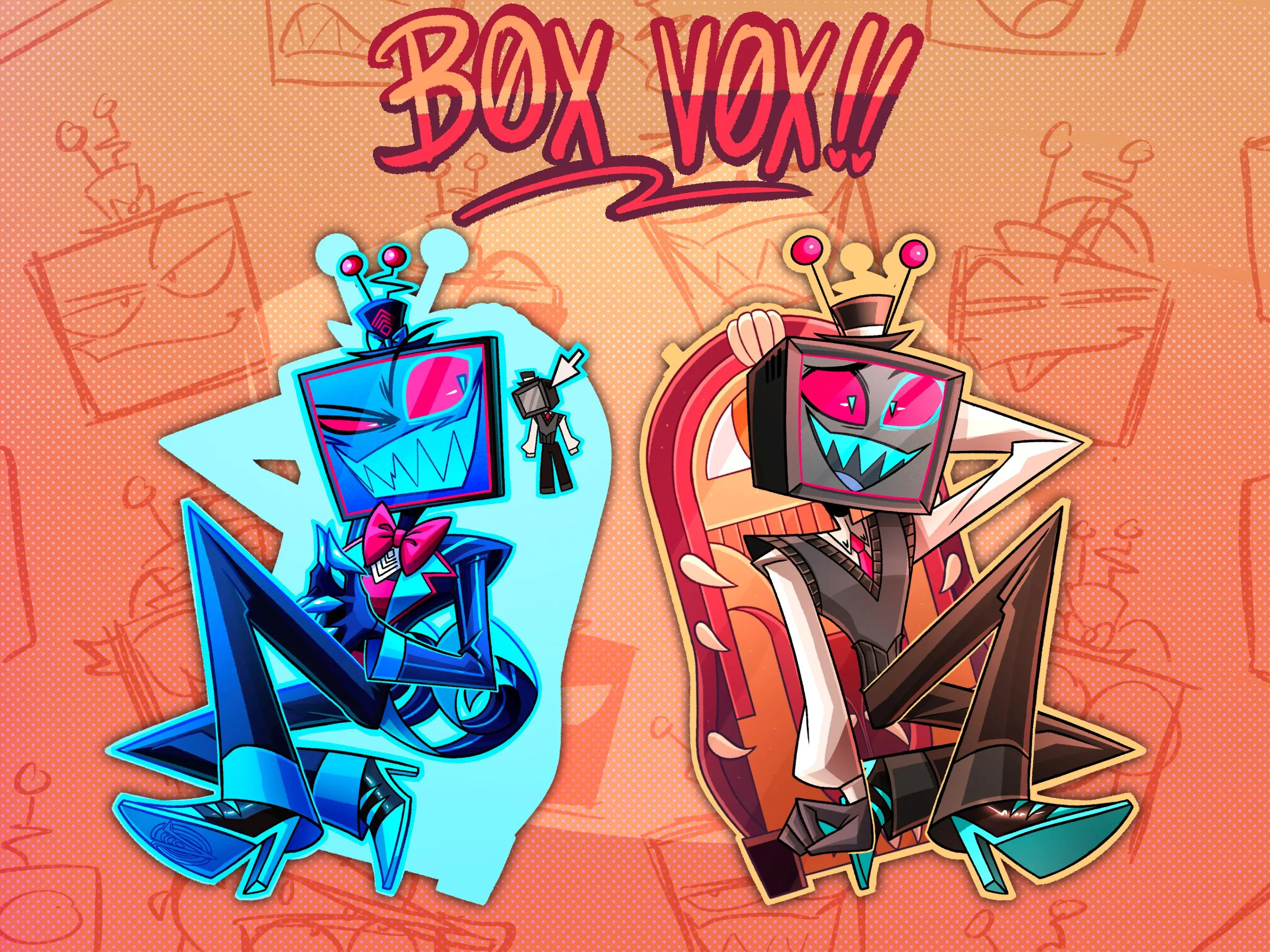 Hazbin Hotel Dress Up Vox SEASON 2 Charms