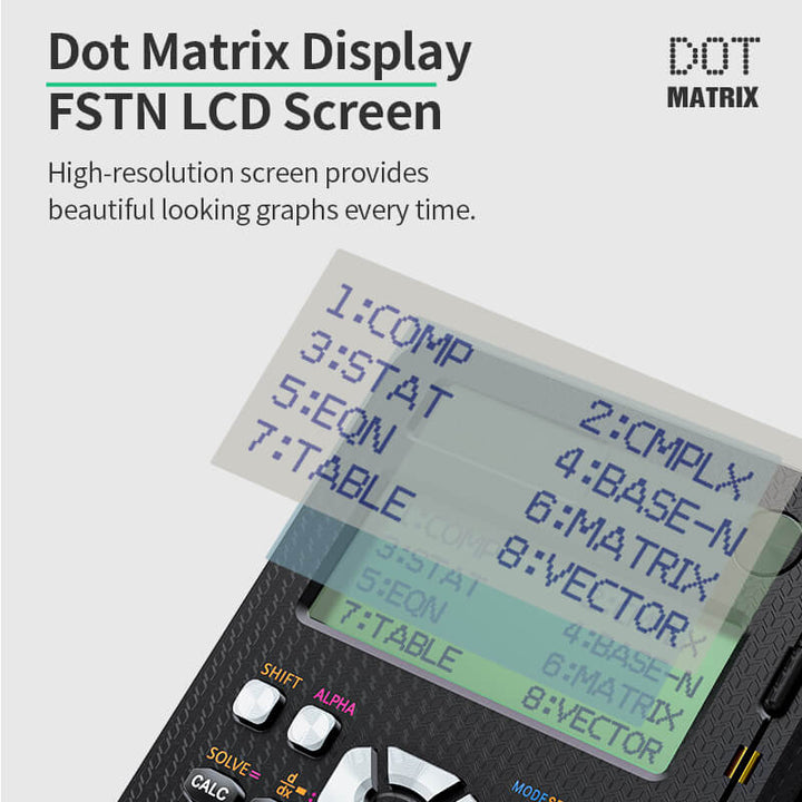 Scientific Calculator with Erasable LCD Writing Tablet