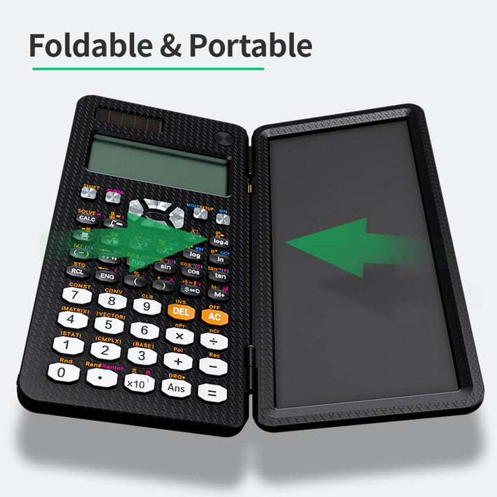Scientific Calculator with Erasable LCD Writing Tablet