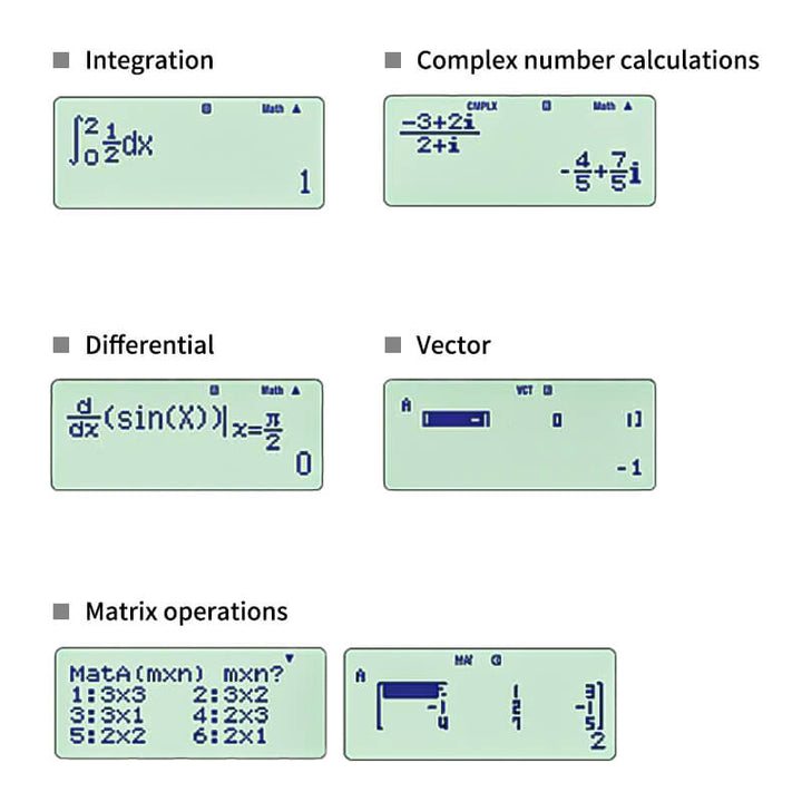 Scientific Calculator with Erasable LCD Writing Tablet