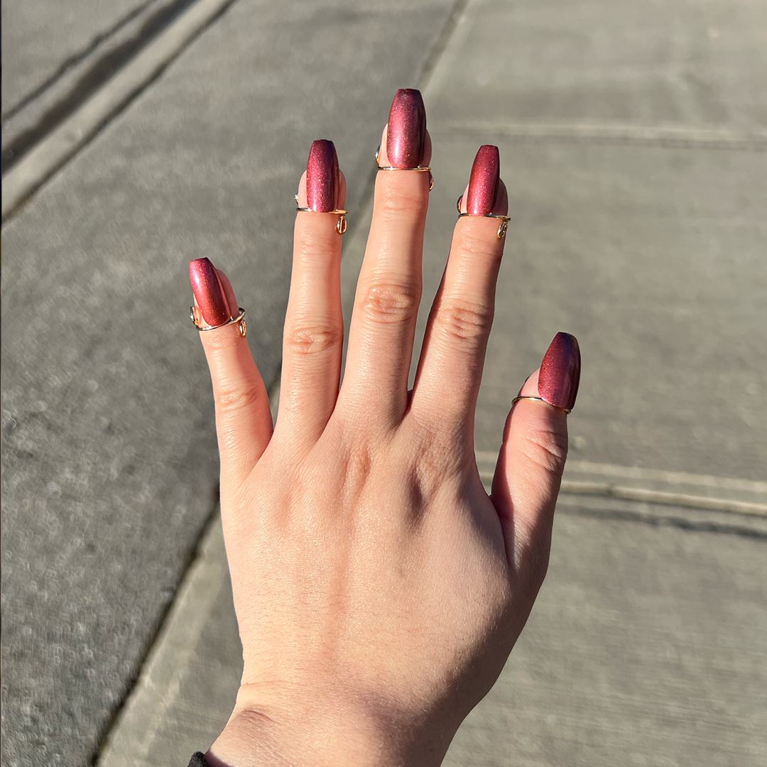 Removable Finger Nail Rings