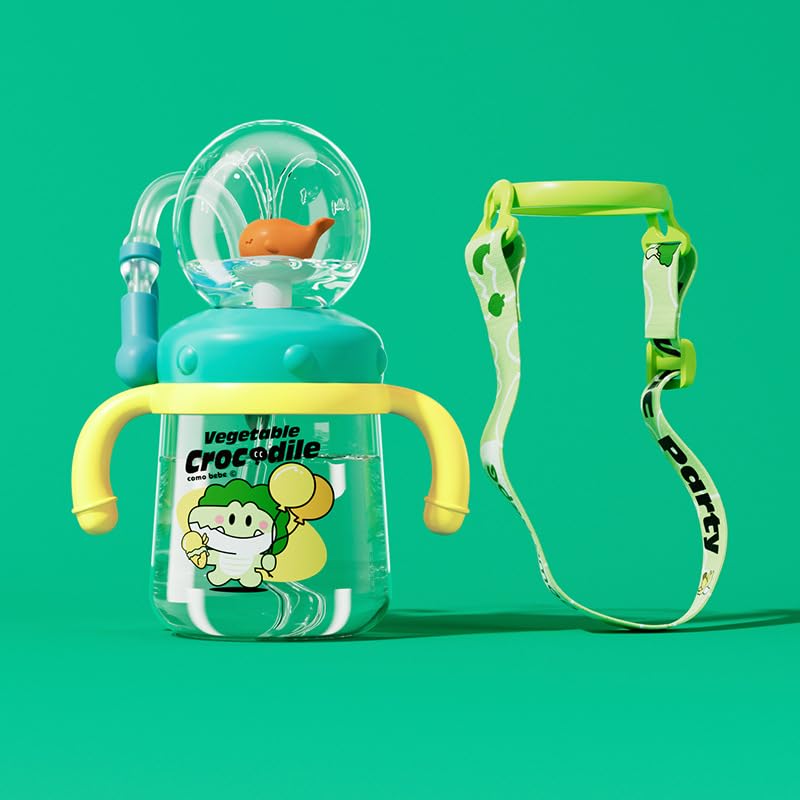 Portable whale fountain drinking cup