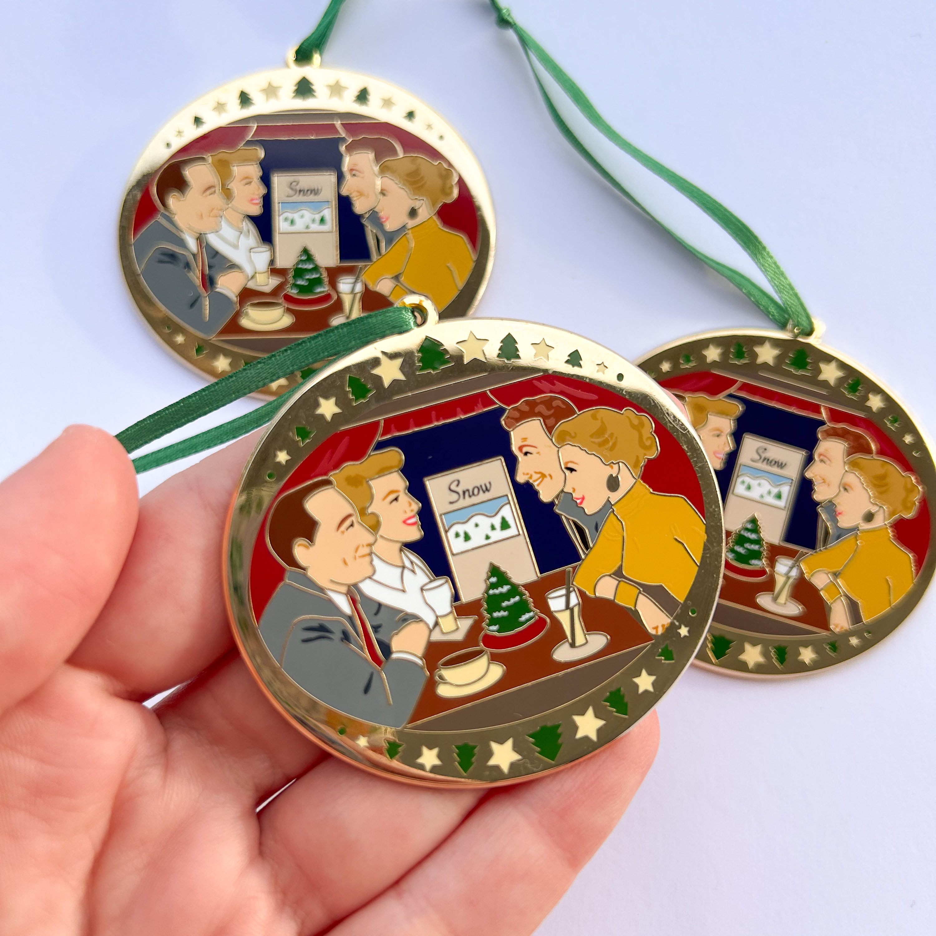White Christmas Ornaments