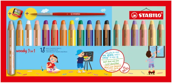 Stabilo Woody 3 in 1 Color Pencil