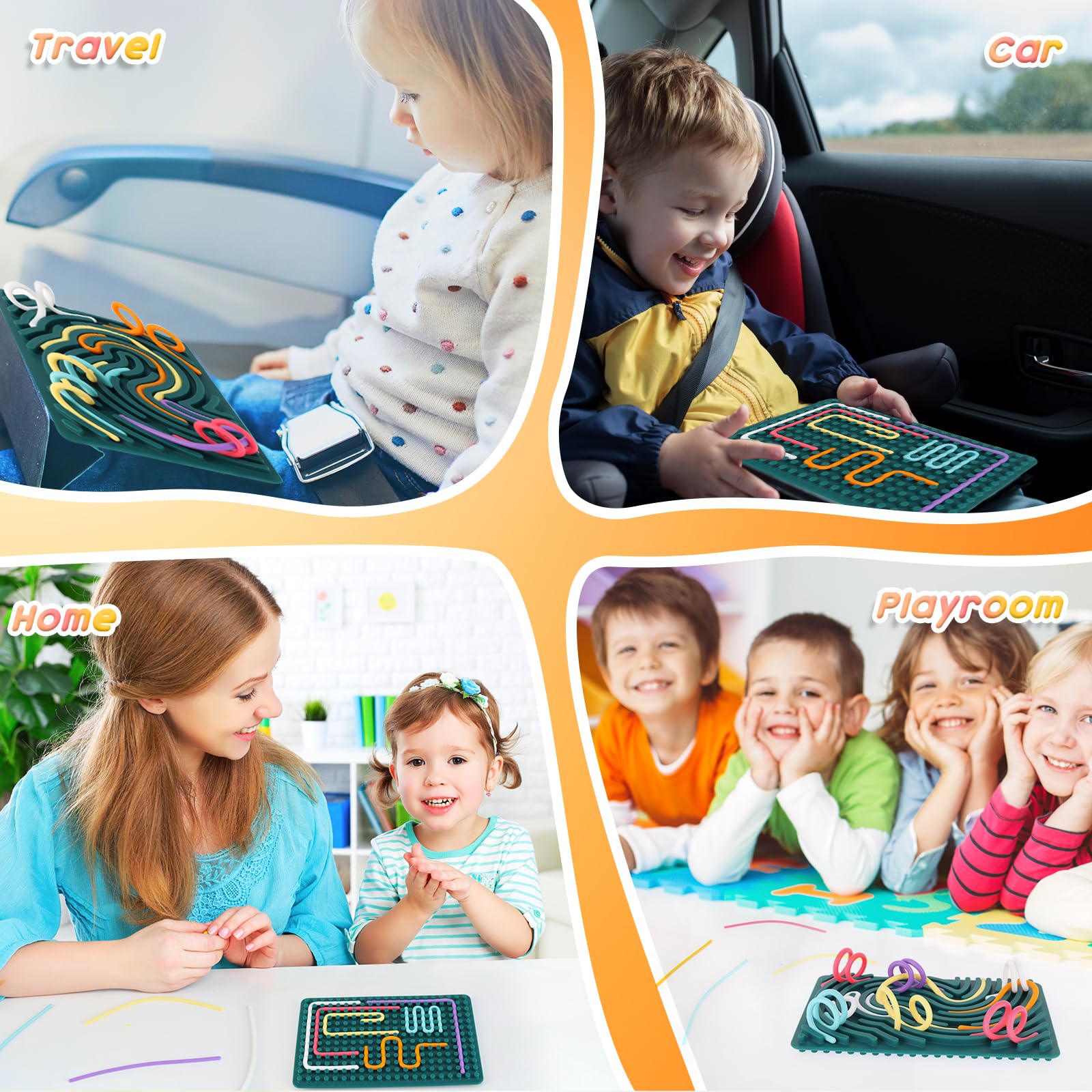 Sensory Activity Board for Kids