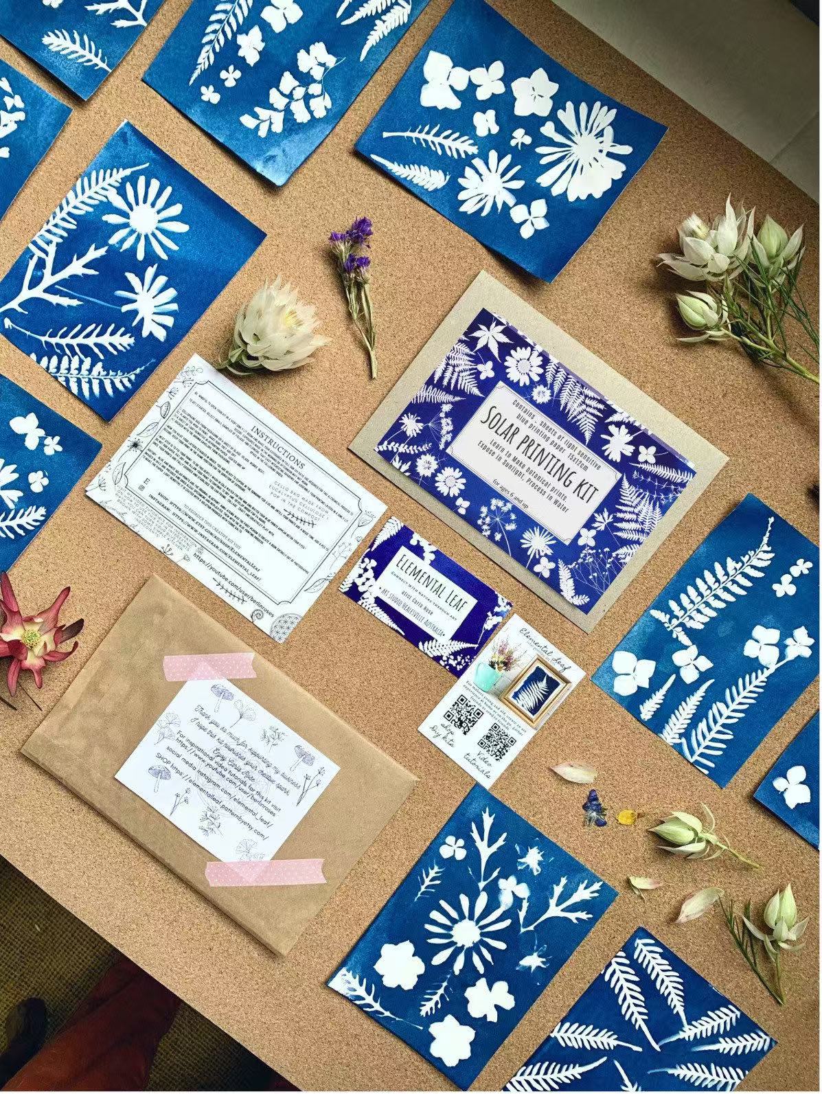 Eco friendly Solar Printing DIY art kit