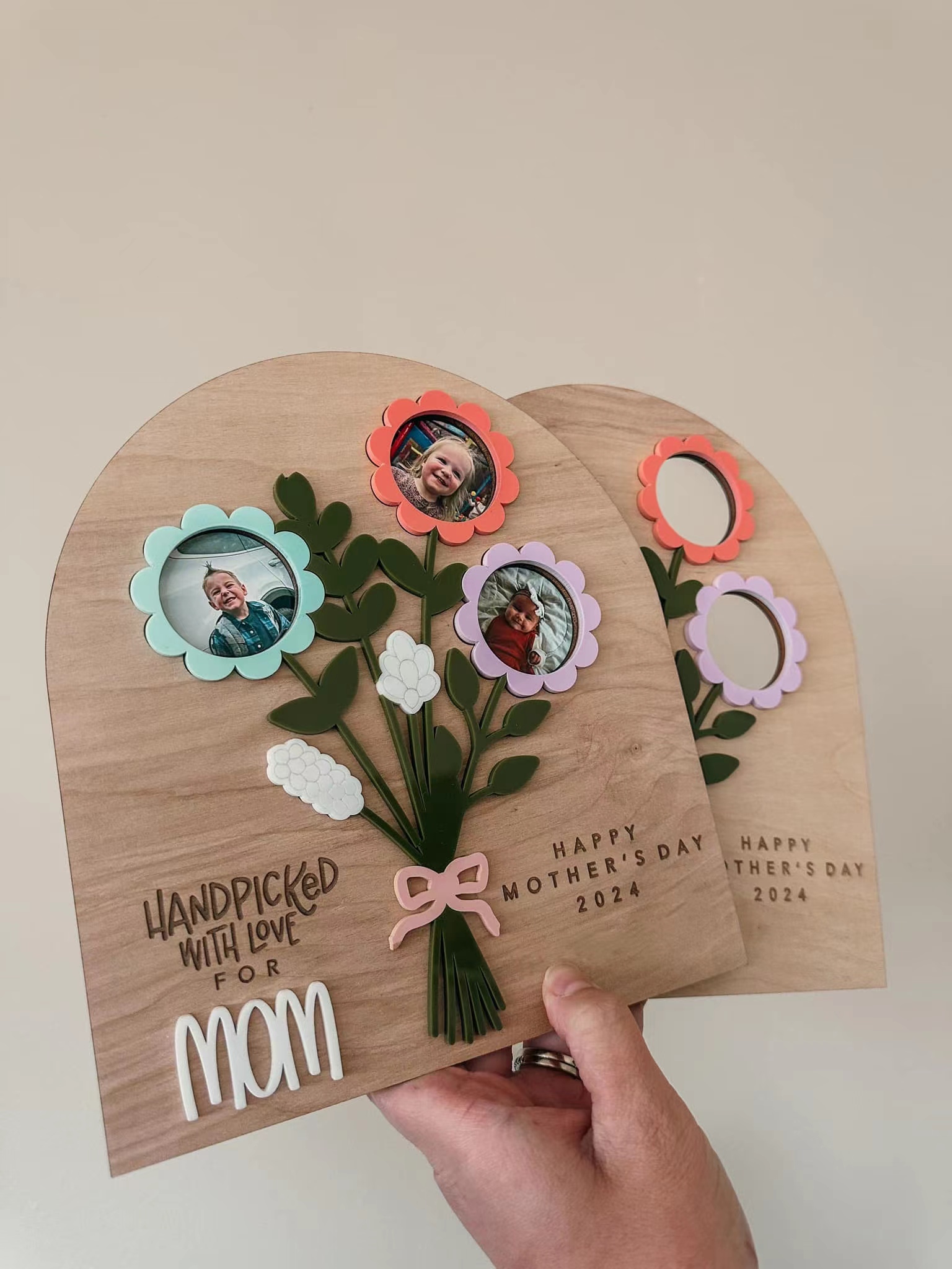 Mother’s Day Gift-Flower Bouquet Photo Sign