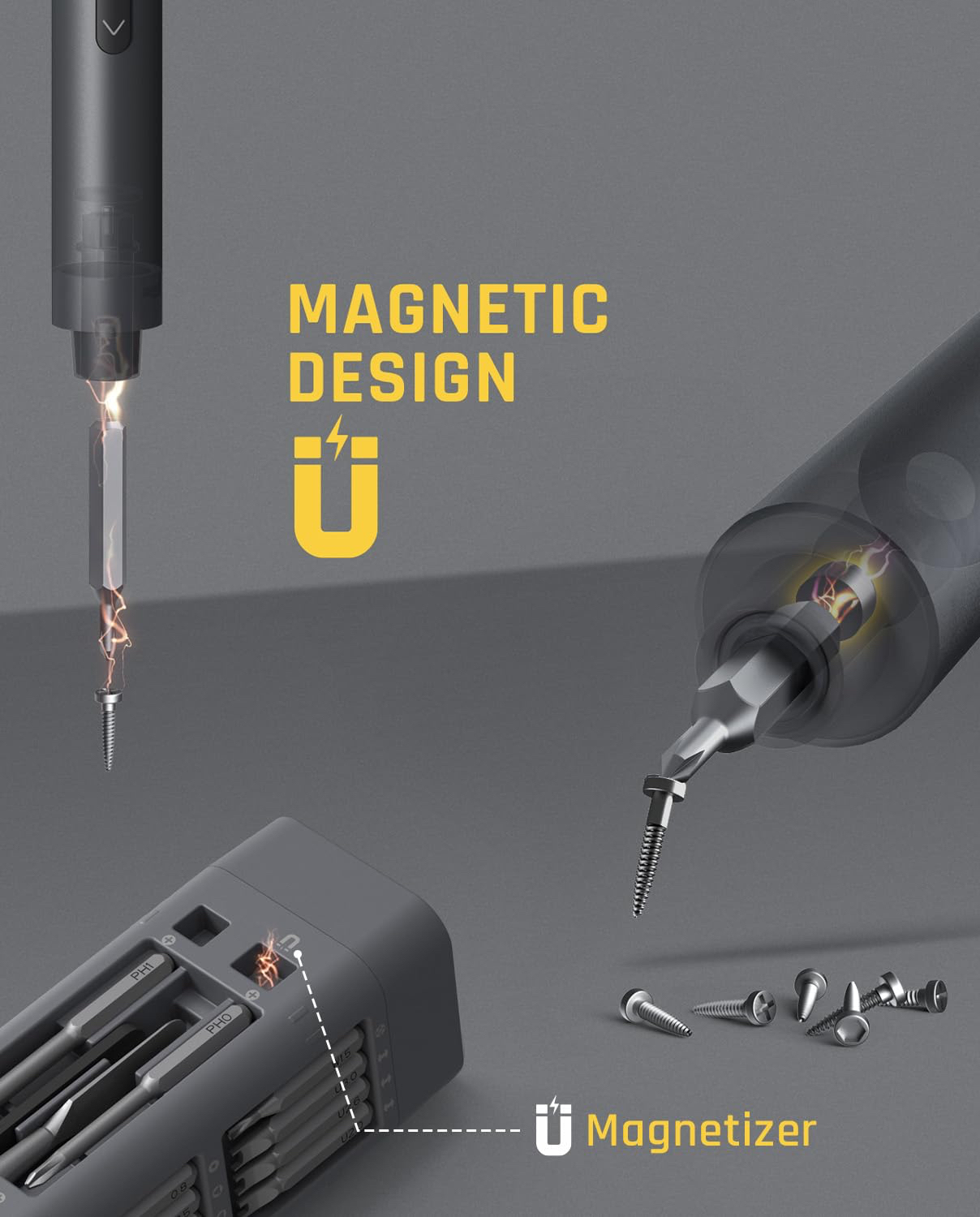 50 in 1 Magnetic Mini Precision Electric Screwdriver