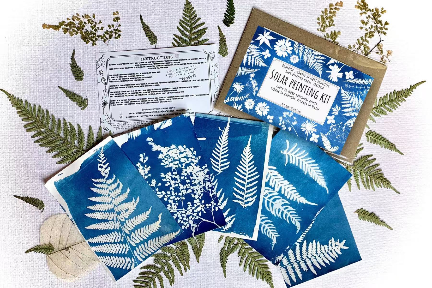 Eco friendly Solar Printing DIY art kit