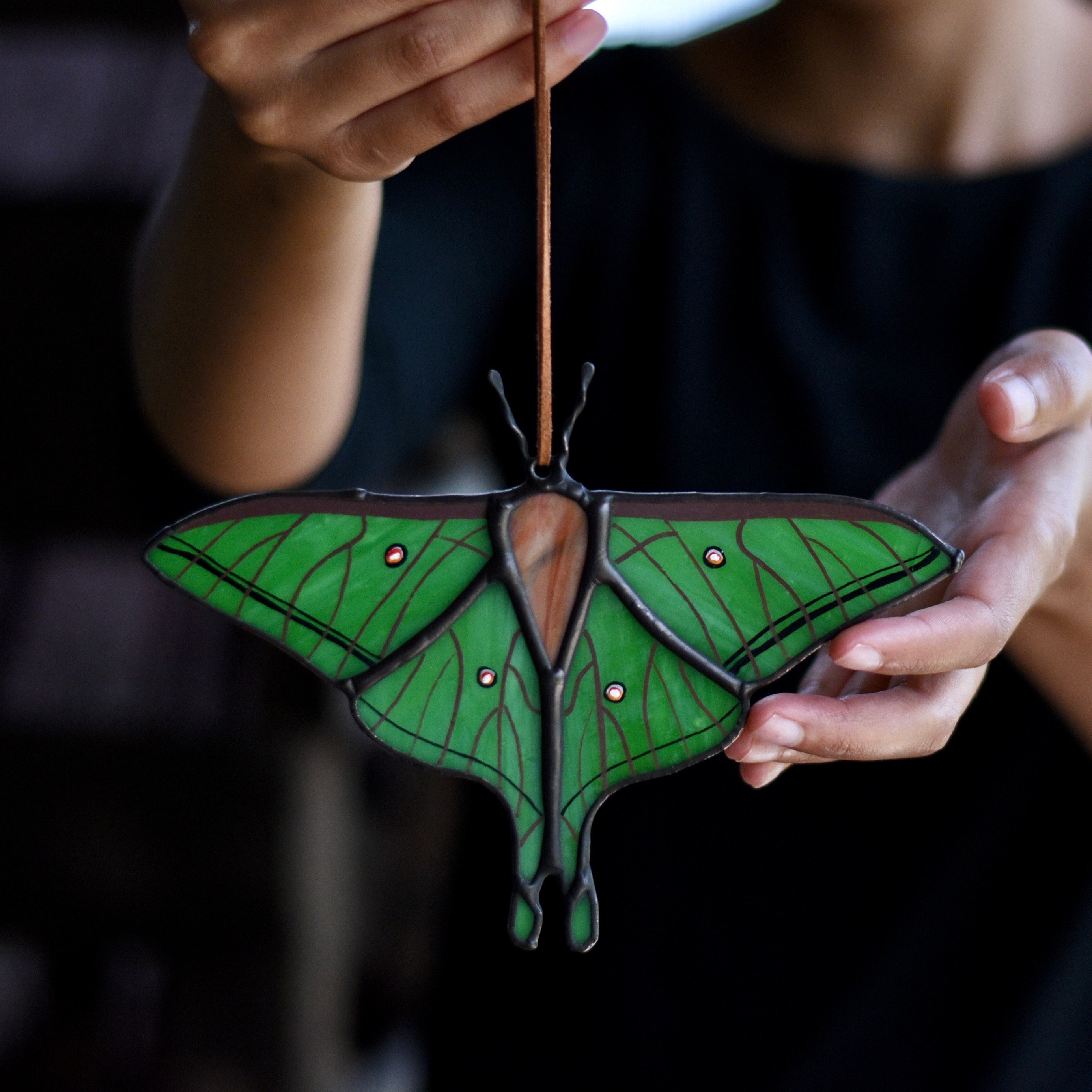 Stained Glass Butterfly Ornament