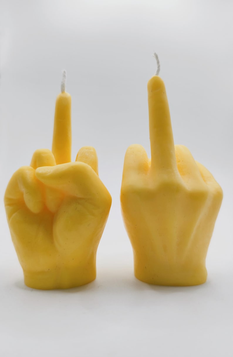 Middle Finger Candle-Funny Gift