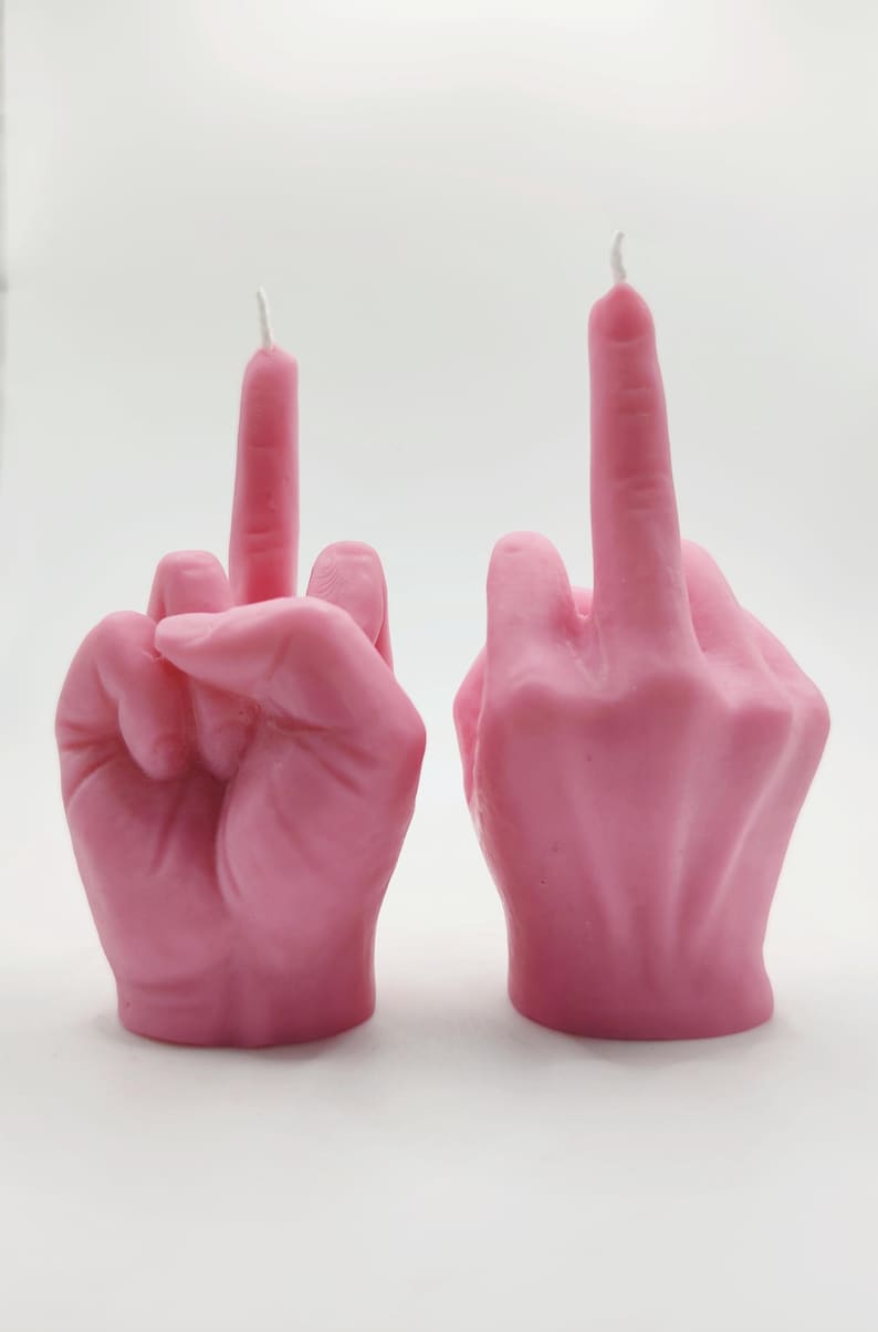Middle Finger Candle-Funny Gift